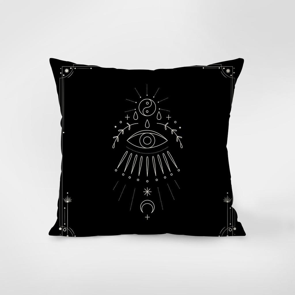 New Cosmic Astrology Pattern Pillow Case Bohemian Style Cushion Cover For Bedroom Living Room Home Decorative Pillowcase