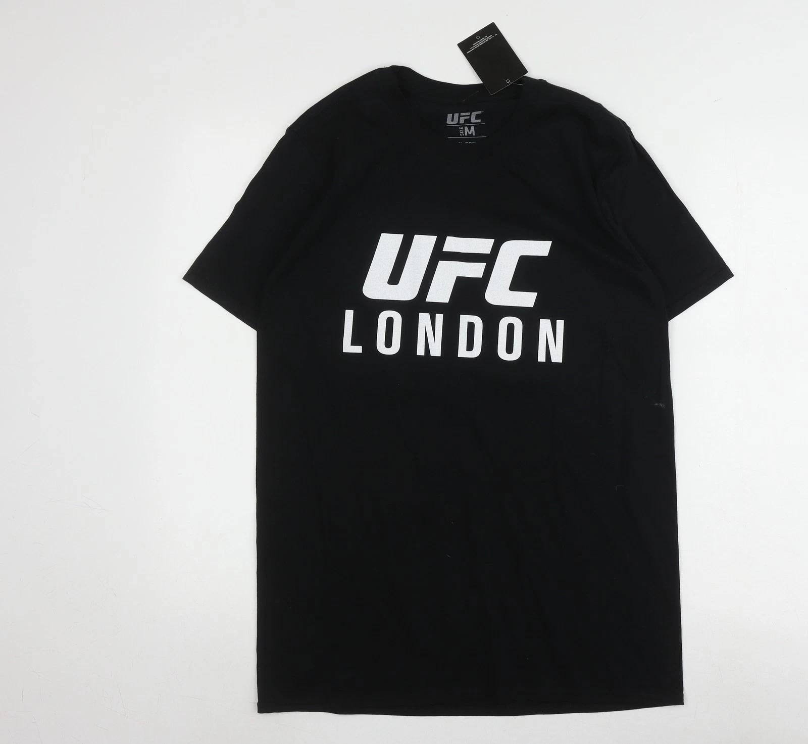 UFC Men s Black Medium Sports T-Shirt, Graphic Print 4XL