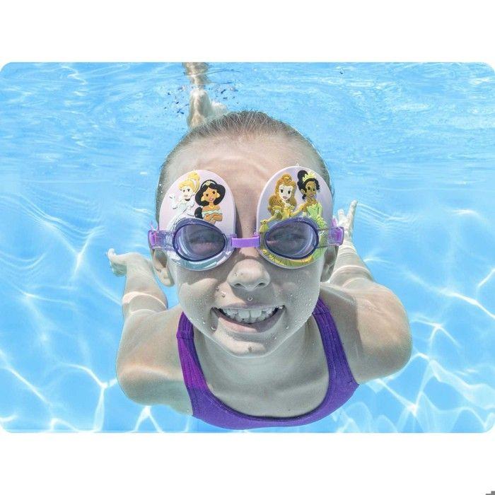Lunettes de natation - BESTWAY - Princess 9102U - Anti-UV - Sans latex - Hypoallergéniques