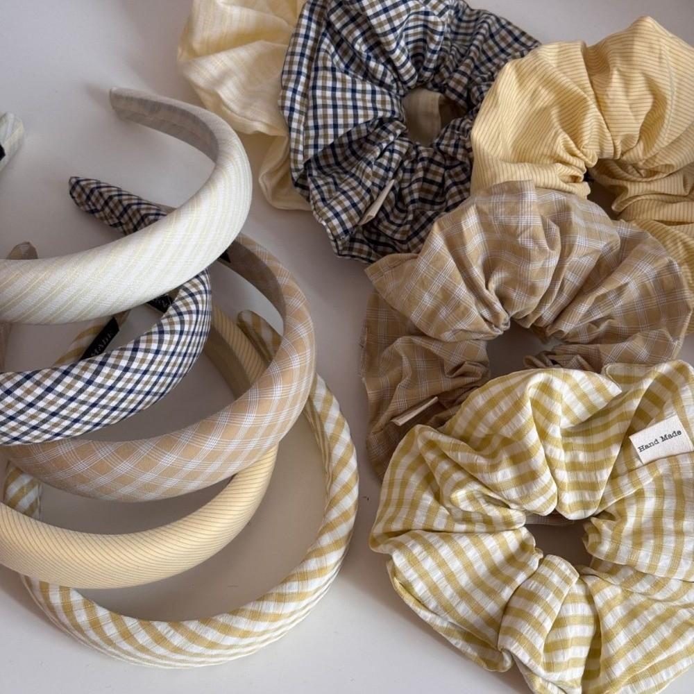 Multi Size Elastic Hair Ties Minimalist Pattern Hair Rope Sweet Ponytail Hair Scrunchies Women