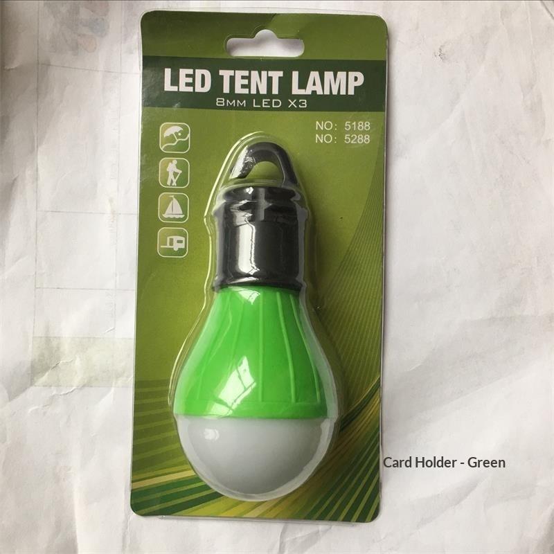 1Pcs Outdoor Camping Hiking Fishing Lighting Hurricane Protected Portable LED Emergency Light With Clip Hook