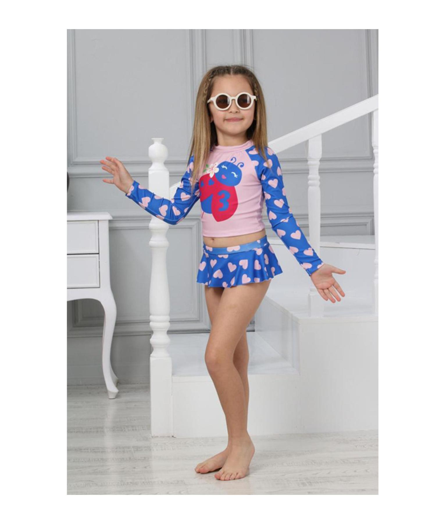 

Детальный купальник с принтом