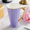 High Bone China Large Capacity High Cup Macaron Simple Water Cup Household Ceramic Coffee Cups Coffee Mug    Mugs Coffee Cups