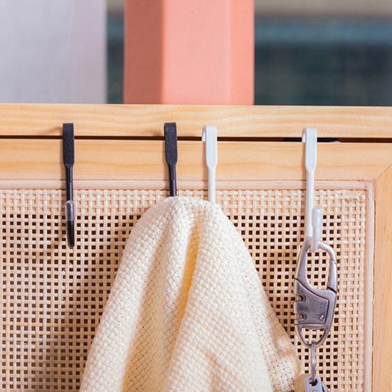 Over The Door Door Hanger Free Punching No Trace Stainless Steel Clothes Rack for Home