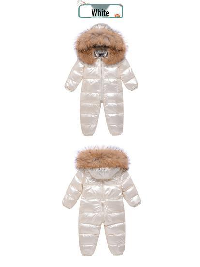 Thickened Baby and Toddler Outdoor Down Romper