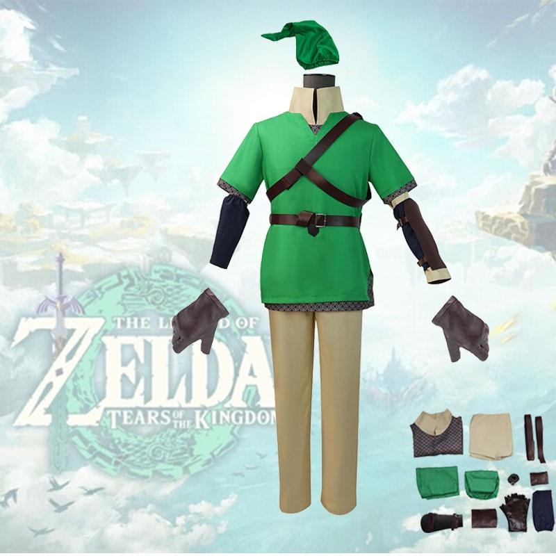 Legend The Of Zelda Link Cosplay Costume Set Halloween Outfit Role Party Playing