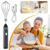 Milchaufschäumer 3 Geschwindigkeiten Elektrischer Schneebesen zum Kochen Kaffee Eier Mischen 800mAh Akku USB Wiederaufladbar Handheld Kabellos Küchenwerkzeug