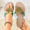 Simple Summer Women Flats Slippers Fashionable Beach Slippers Outdoor Slip-On Sandals Lightweight Designer Shoes Slides Women