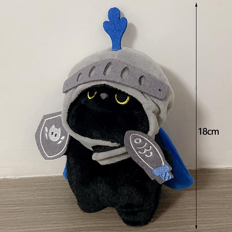 

Q Knight Edition Милая плюшевая кукла-кошка Мягкая игрушка Милая кукла-компаньон Кукла Сумка Подвеска Украшения для рабочего стола Подарок на день рождения для детей