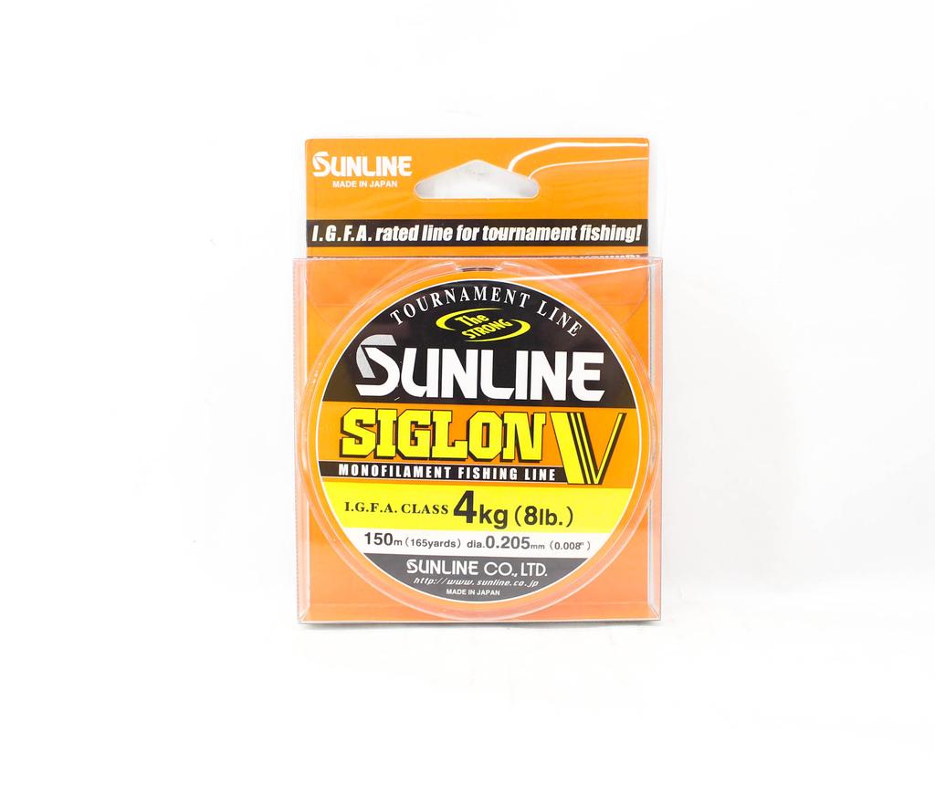 Sunline Ligne Monofilament Siglon V 150m 8lb Diamètre 0,205mm (0451)