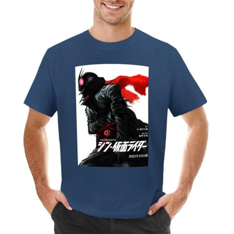 Tricou Shin Kamen Rider Tricou negru Tricou supradimensionat Tricou cu uscare rapidă Tricouri pentru bărbați