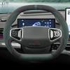 Wildleder Leder Auto Lenkradabdeckung für Peugeot 208 GT 2024 2025 Rutschfest Auto-Styling Auto Zubehör