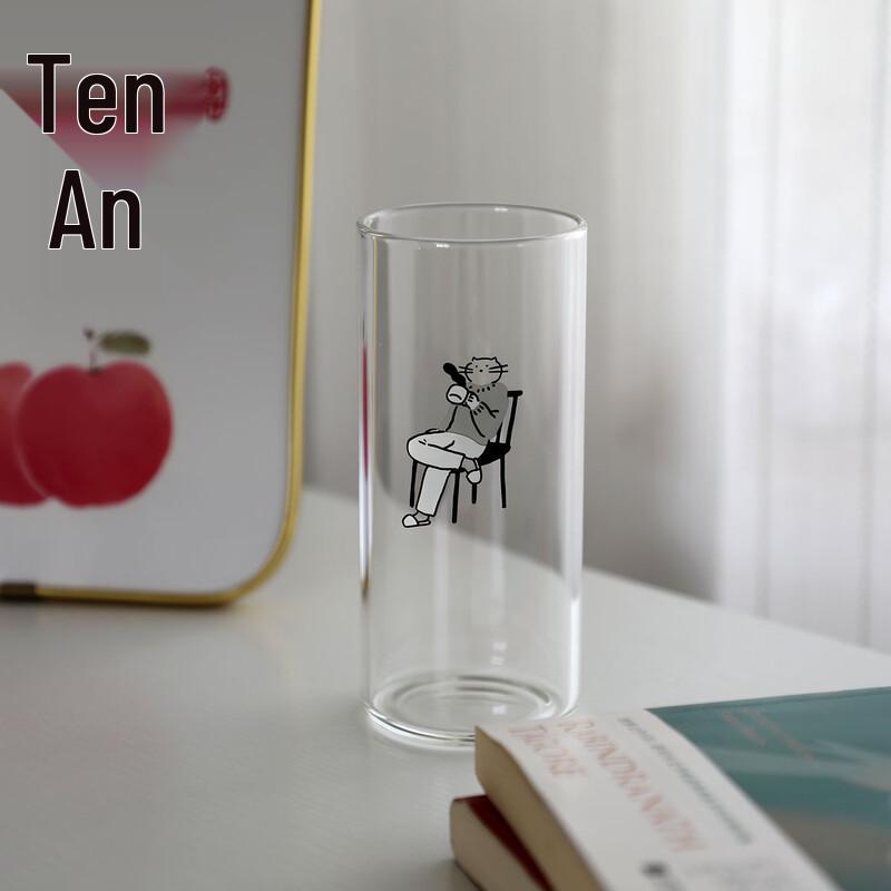 OLOEY Gentleman Style High Borosilicate Glass Beer Mug