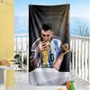 Messi Beach Towel Super Soft Microfiber Quickdry Fabric Comfortable Lightweight Portable for Swimming,Beach,Camping, Travel, Beach Accessories,Gym