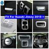 Auto Dashboard / Front Water Cup Holder / Door Bowl Air AC Decor Frame Cover Trim ABS Accessories For Suzuki Jimny  -
