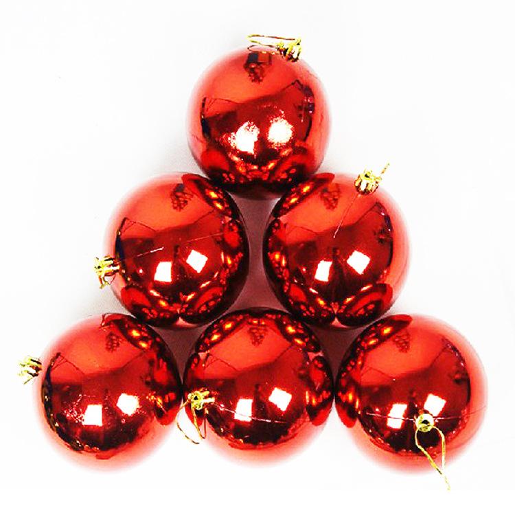 12cm Electroplated Christmas Ball – Bright, Matte, Mirror Finish Plastic Decoration