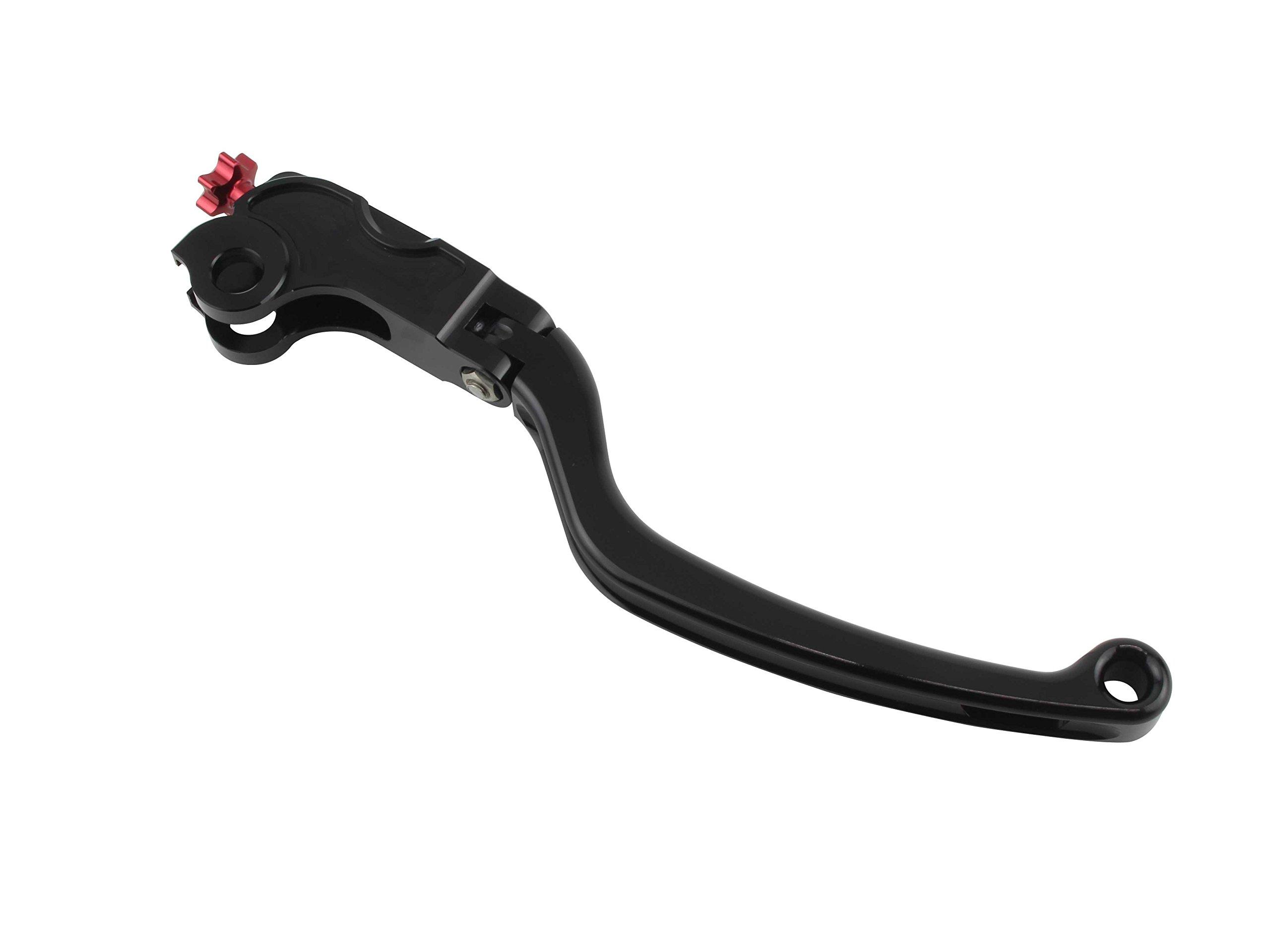 

POSH FAITH Motorcycle Brake Lever for RCS Master Cylinder, Black, Compatible with Brembo, 500025-06