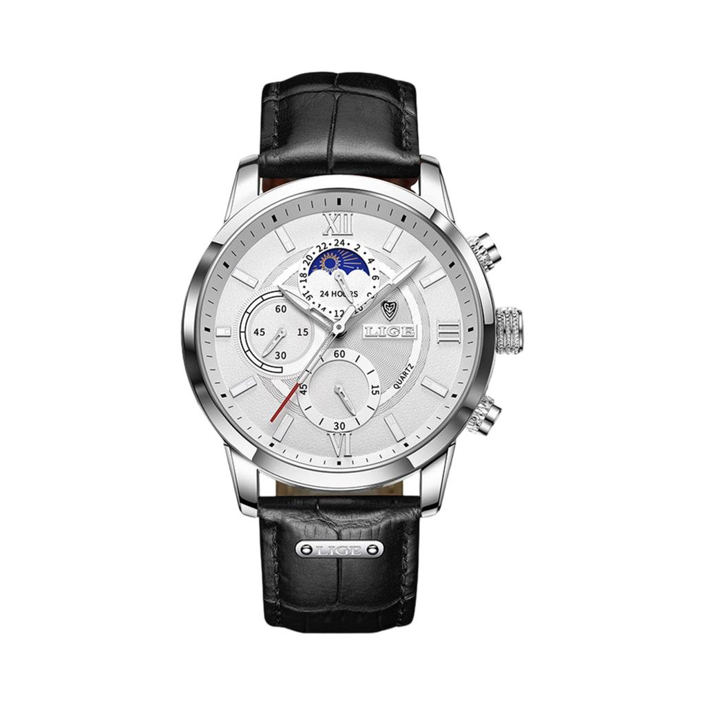 Men's Waterproof Luminous Running Alarm Clock Watch