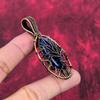 Tree Of Life Sodalite Pendant Copper Wire Wrapped Pendant Gemstone Jewelry Handmade Pendant Sodalite Copper Jewelry Unique Pendant For Gifts