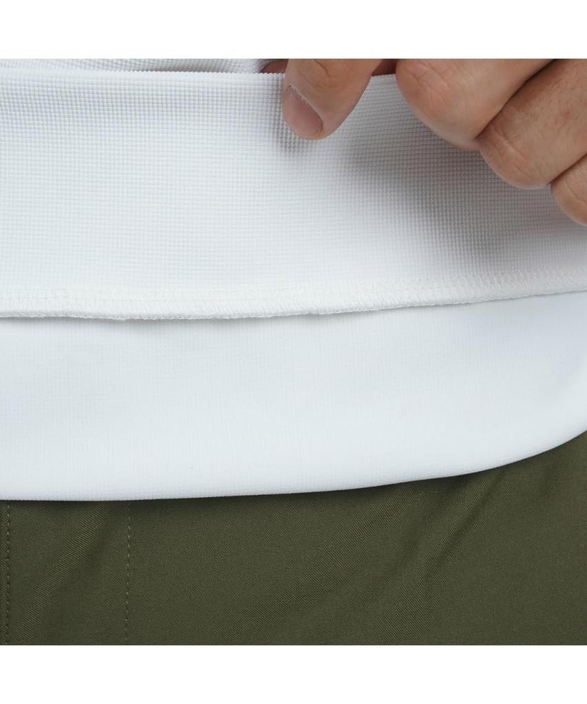 Admiral GOLF Mini Waffle Long Sleeve Mock Neck Shirt ADMA462