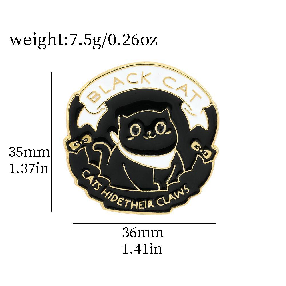 Claw Cat Adorable Style Alloy Pin Badge With Cute Design Animal