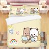 Schattige Bubu Dudu Cartoon Beer Panda Dekbedovertrek Kawaii Beddengoedsets Zachte Dekbedovertrek en Kussenslopen Eenpersoons/Tweepersoons/Queen/King Jongens