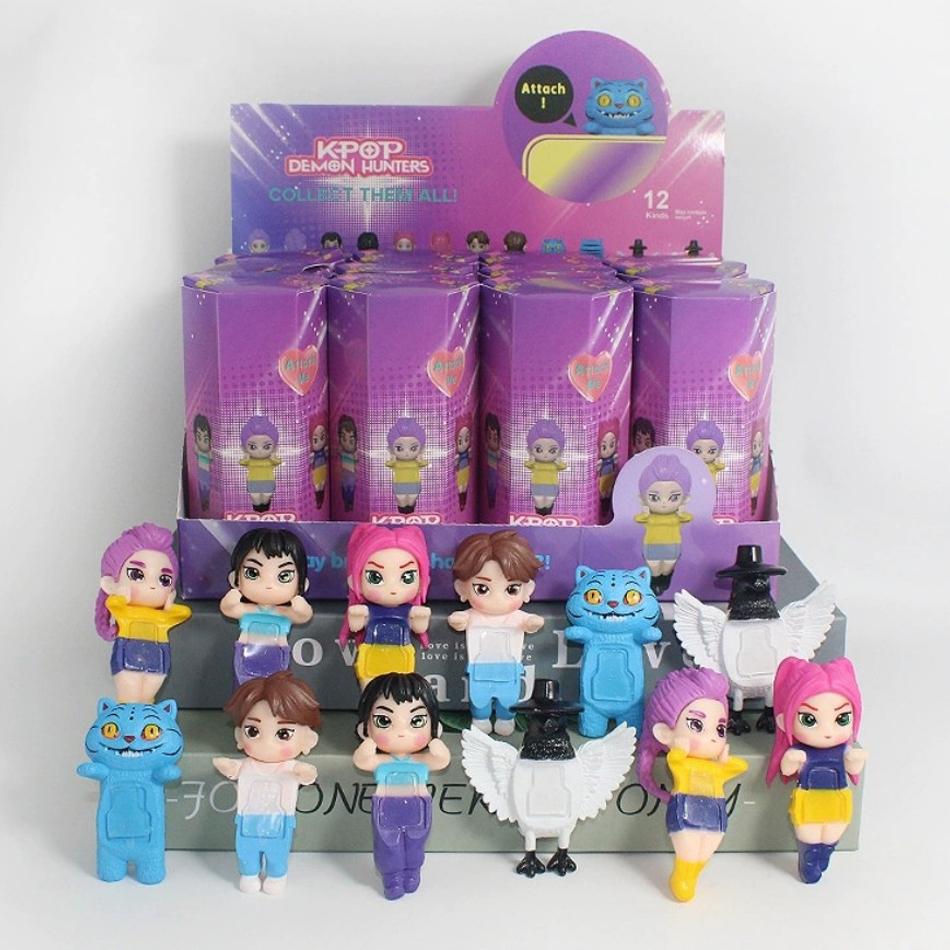selling Kpop Demon Hunters Blind Box Series Anime Figures Ornaments Dolls Fans Children Birthday Gift Random Blind Box