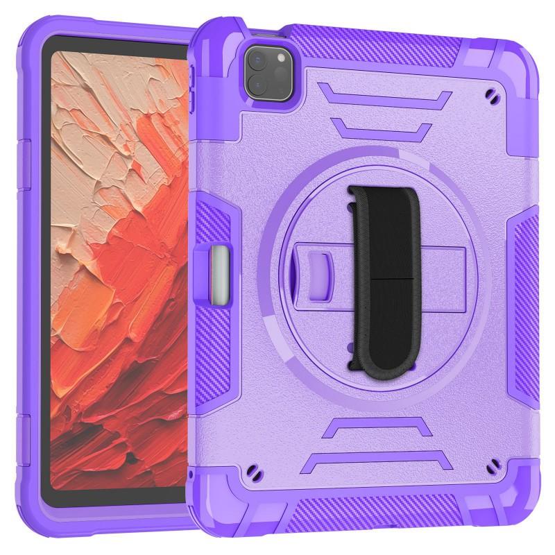 Shockproof IPad Air Pro Case With Cushion Hand Strap Kickstand 10.2 10.5 11 12.9 Inch Tablets