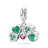 Serie Charmscoppergreen Ciondolo Foglia di Monstera Perline Originali per Braccialetti per Donne Creazione di Gioielli Regali