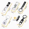 For Volkswagen VW Metal Leather Car Keychain Key Ring Badge Accessories For Volkswagen Golf-5 6 7 MK6 Jetta Lavida Polo Tiguan P
