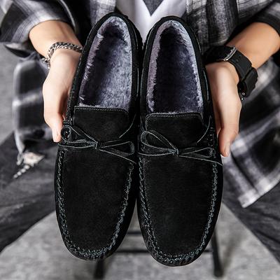 Neueste Herbst Winter Herrenschuhe für Herren Slipper mit Fell Warm Lässige Schuhe für Herren Heimschuhe Marke Bequeme Slipper
