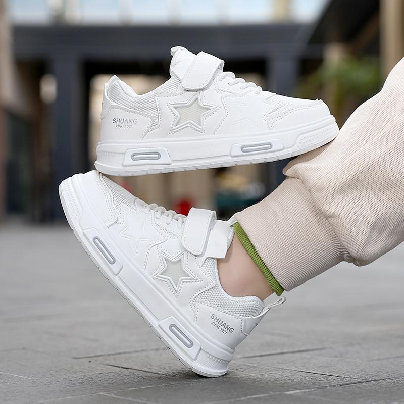 Spring New Comfortable Kids Running Shoes Fashion Cute High Quality Sneakers Children's Hot Selling Anti Slip Simple Board Shoes