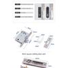 Invisible Door Lock Balcony Wooden Sliding Door Lock With Key Kitchen Bedroom Sliding Door Sliding Door Built-in Hook Lock