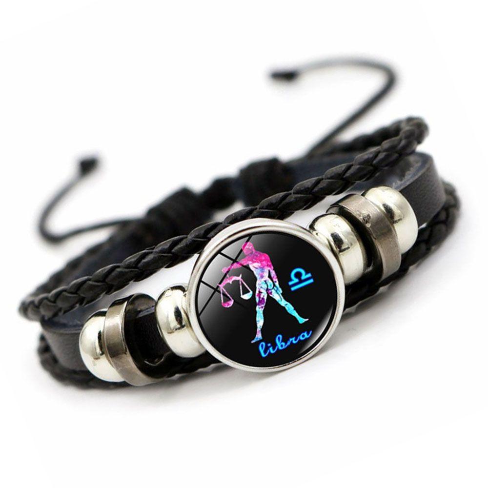 Twelve Constellation 12 Zodiac Horoscope Couple Bracelet Jewelry Bracelet Fashion Accessories