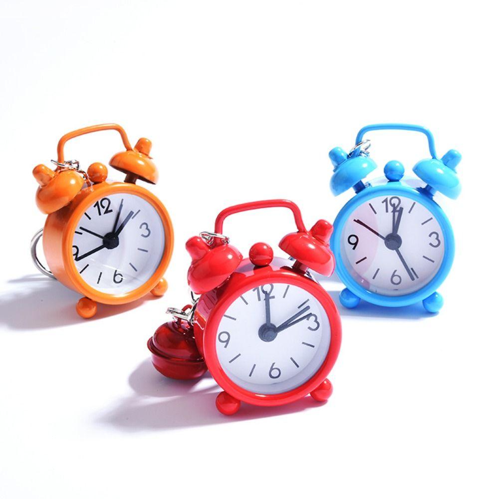Mini Car Ornament Electronic Bag Pendant Cute Alarm Clock Keychain Gifts