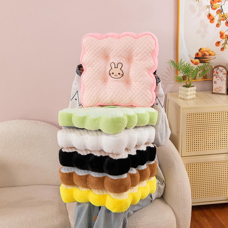 Ice Doudou Seat Cushion Office Chair Seat Cushion Summer Sedentary Student Stool Seat Cushion Ground Car Butt Fart Cushion