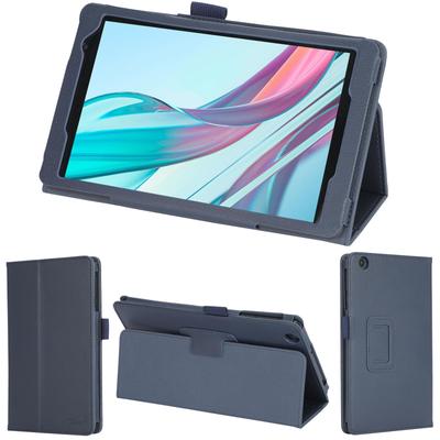 Wisers Aiwa Tab AB8 JA3-TBA0802 Pouzdro na tablet (Tmavě modrá) Kompatibilní s 8,0palcovými tablety (Včetně stylusu/ochranné fólie/typ stojánku) Model 2023
