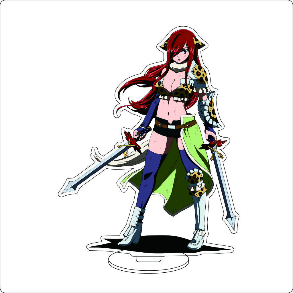 16CM Anime FAIRY TAIL Acrylic Stand Ornaments Jellal Fernandes Gray Fullbuster Mirajane·Strauss Figure Stand Halloween Gifts