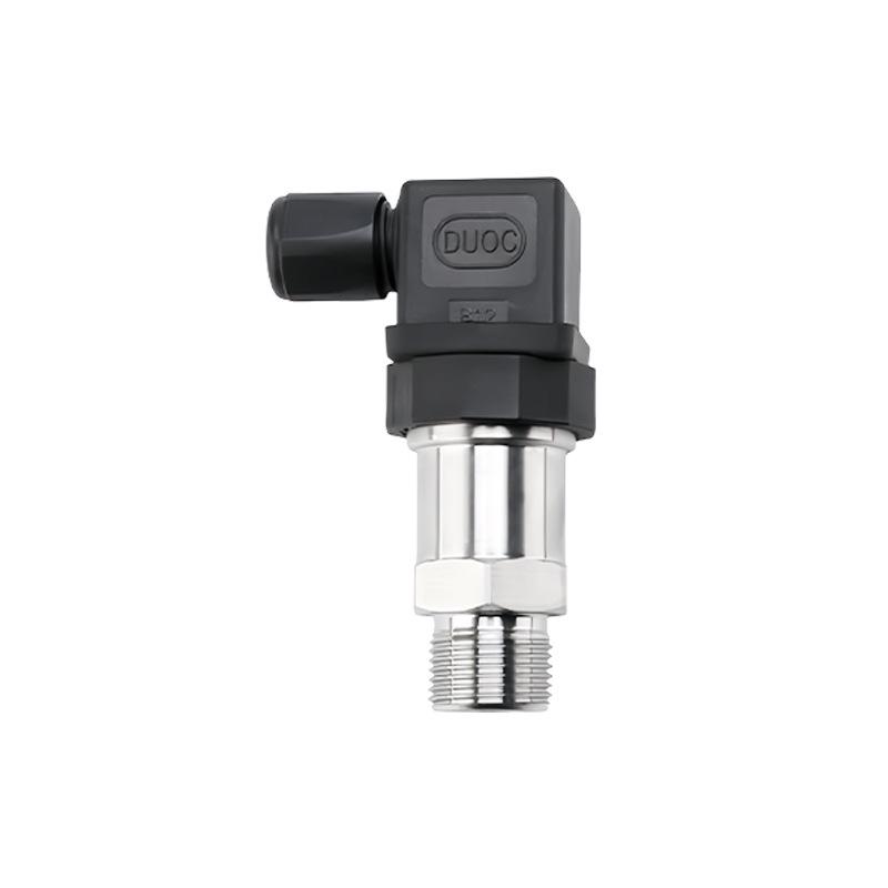 RS485 Short-Body Pressure Transmitter: 4-20mA/0-10V Silicon Sensor for Oil, Air, Hydraulic, and Water Pressure