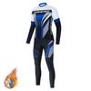 Fall/Winter  Breathable Warm Bicycle Fleece Cycling Suit Set Long Sleeve Long Pants