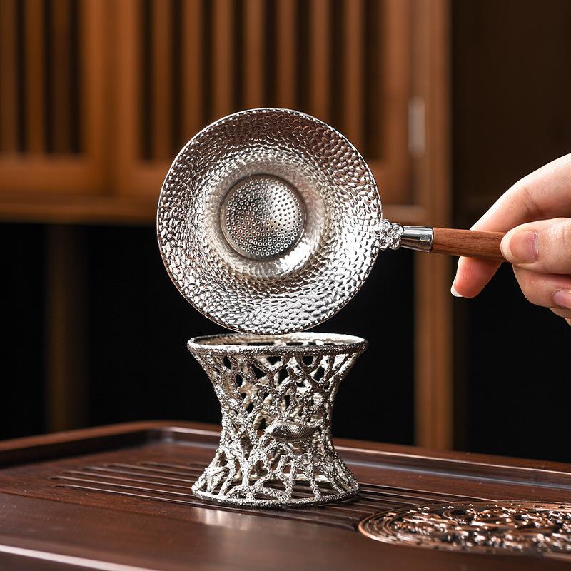 Tea strainer tea filter alloy tea set accessories household tea making funnel tea maker spoon tea residue separator