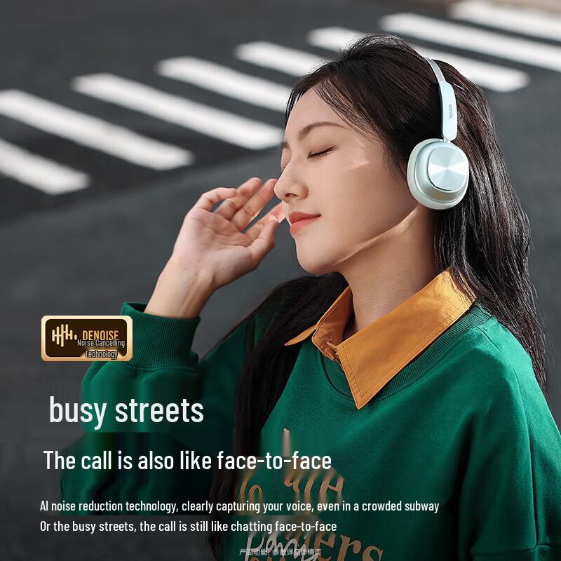 SANAG D20 Retro Maillard Style Wireless Over-Ear Headphones