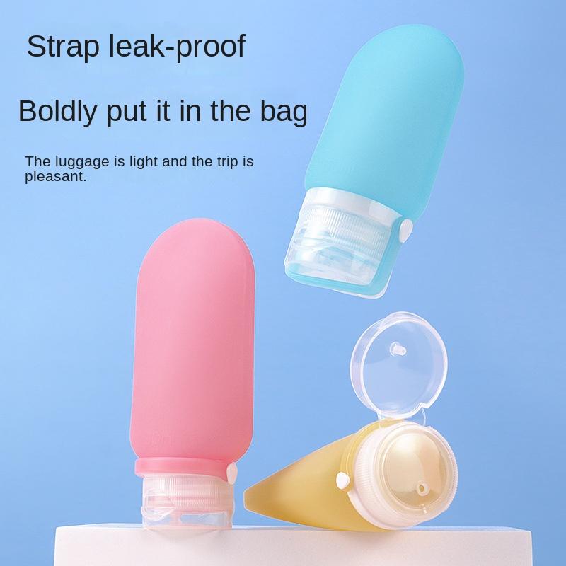 Travel Storage Bottle Outdoor Portable Hair & Body Shampoo Lotion Bottle Storage Bottle Silica Gel Packaging Bottle Storage Bottle Suit