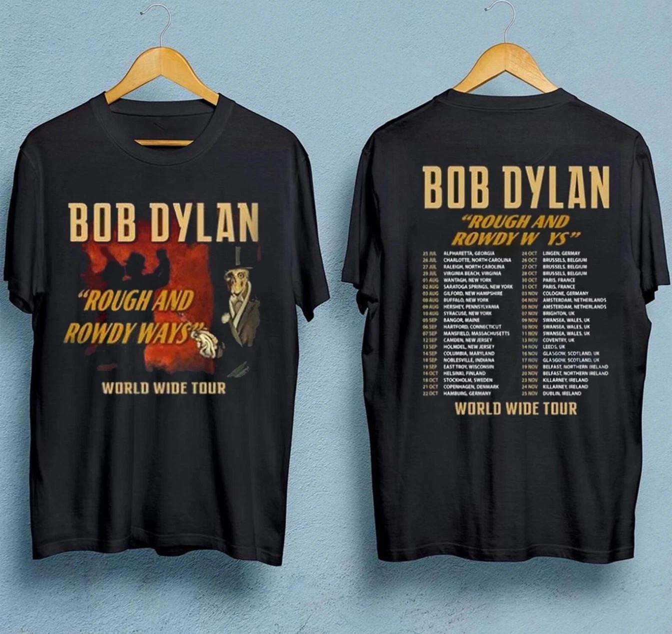 Футболка Bob Dylan Rough And Rowdy Ways Worldwide Tour 2025 S