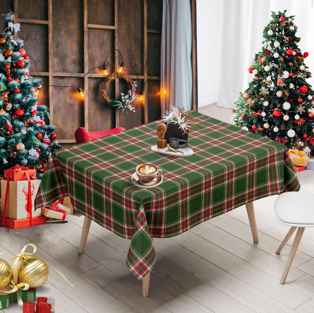 Neujahrstischdecke Rot Weihnachten Tisch Tischdecke Leichter Luxus High-End Rechteckige Kaffeetischdecke Neujahrs Dekorative Tischdecke