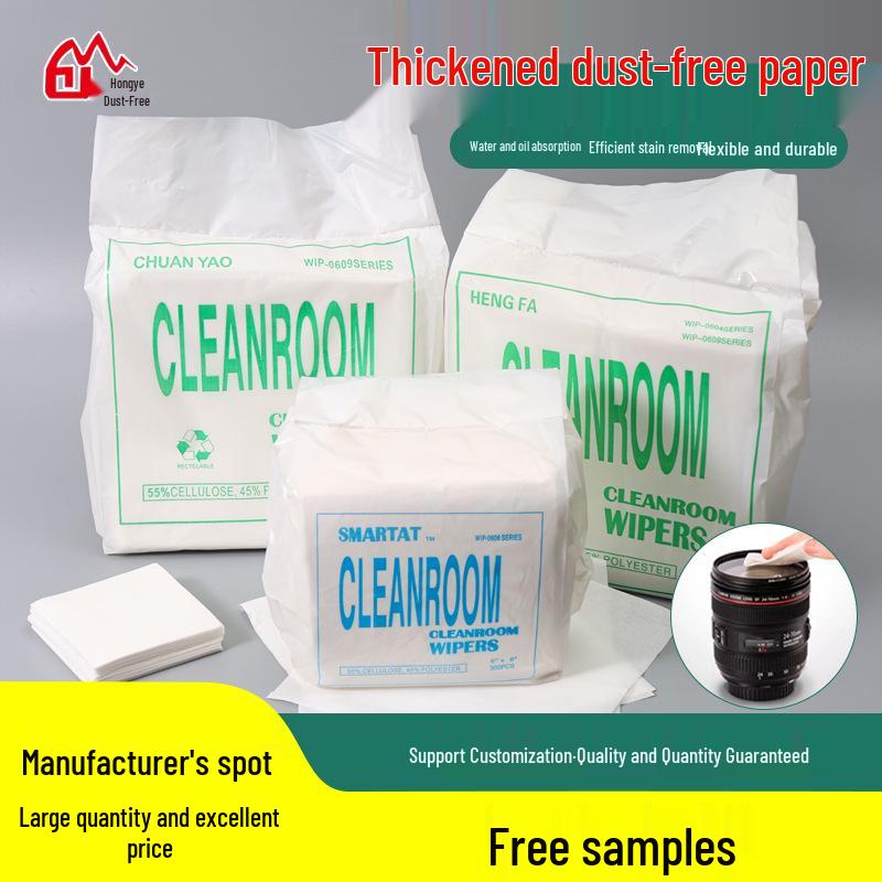 Gruby, niepylący papier przemysłowy do wycierania 9x9 - Jednorazowy papier do usuwania kurzu