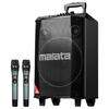 Malata Portable Karaoke Bluetooth Trolley Speaker with Dual Mics (CN Version)