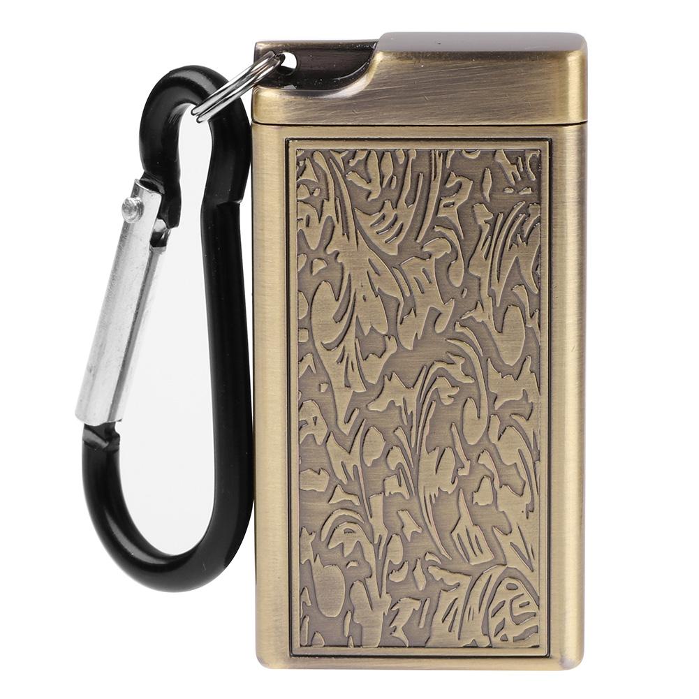 Keychain Ashtray with Lid Mini Portable Stainless Steel Car Outdoor Travelling Pocket Smoking Ash Tray Keychain Bulk Cigarette
