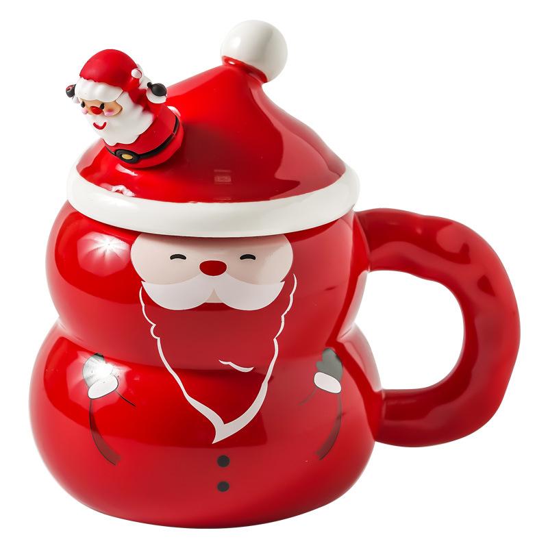 Christmas Gift Mug High End Sense Christmas Cup Ceramics Gift for Girls' Companions and Small Gifts for Employees and Customers