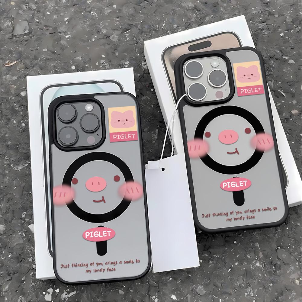 Magnetic Phone Case for iPhone 11 12 17 14 15 Pro Max 15 14 16 Pro13 14 15 16 Shockproof Case Mag-Safe Magnetic Ring Back Cover